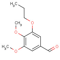 90132-19-7 3,4-dimethoxy-5-propoxybenzaldehyde chemical structure