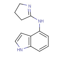 1287746-89-7 N-(3,4-dihydro-2H-pyrrol-5-yl)-1H-indol-4-amine chemical structure