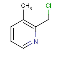 4377-43-9 2-(chloromethyl)-3-methylpyridine chemical structure