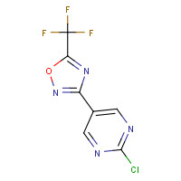1433206-26-8 3-(2-chloropyrimidin-5-yl)-5-(trifluoromethyl)-1,2,4-oxadiazole chemical structure