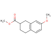 5088-92-6 methyl 7-methoxy-1,2,3,4-tetrahydronaphthalene-2-carboxylate chemical structure
