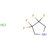 1810-13-5 3,3,4,4-tetrafluoropyrrolidine;hydrochloride chemical structure