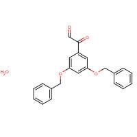 59229-14-0 2-[3,5-bis(phenylmethoxy)phenyl]-2-oxoacetaldehyde;hydrate chemical structure