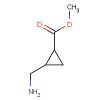 1000535-84-1 methyl 2-(aminomethyl)cyclopropane-1-carboxylate chemical structure