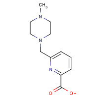1055927-07-5 6-[(4-methylpiperazin-1-yl)methyl]pyridine-2-carboxylic acid chemical structure