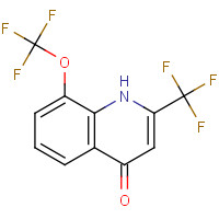 306935-26-2 8-(trifluoromethoxy)-2-(trifluoromethyl)-1H-quinolin-4-one chemical structure