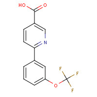 197847-91-9 6-[3-(trifluoromethoxy)phenyl]pyridine-3-carboxylic acid chemical structure