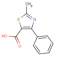 32002-72-5 2-methyl-4-phenyl-1,3-thiazole-5-carboxylic acid chemical structure