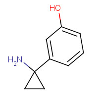 1202057-56-4 3-(1-aminocyclopropyl)phenol chemical structure