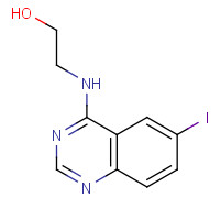 99071-39-3 2-[(6-iodoquinazolin-4-yl)amino]ethanol chemical structure