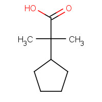 802918-34-9 2-cyclopentyl-2-methylpropanoic acid chemical structure
