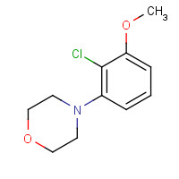 1444744-24-4 4-(2-chloro-3-methoxyphenyl)morpholine chemical structure