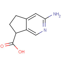 1374575-37-7 3-amino-6,7-dihydro-5H-cyclopenta[c]pyridine-7-carboxylic acid chemical structure