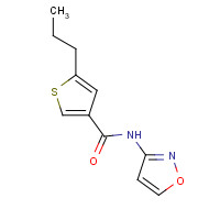 932812-42-5 N-(1,2-oxazol-3-yl)-5-propylthiophene-3-carboxamide chemical structure