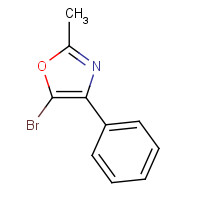 20662-93-5 5-bromo-2-methyl-4-phenyl-1,3-oxazole chemical structure