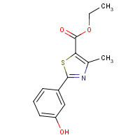 209538-87-4 ethyl 2-(3-hydroxyphenyl)-4-methyl-1,3-thiazole-5-carboxylate chemical structure