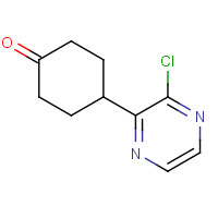 1227068-81-6 4-(3-chloropyrazin-2-yl)cyclohexan-1-one chemical structure