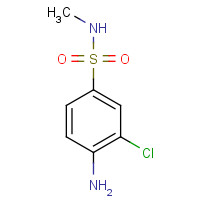 22185-74-6 4-amino-3-chloro-N-methylbenzenesulfonamide chemical structure