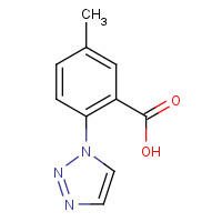 1149352-55-5 5-methyl-2-(triazol-1-yl)benzoic acid chemical structure