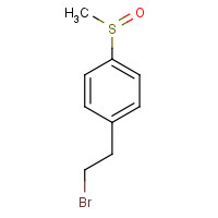 55153-95-2 1-(2-bromoethyl)-4-methylsulfinylbenzene chemical structure
