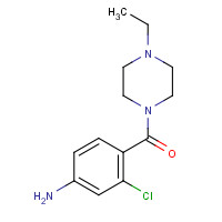 853298-99-4 (4-amino-2-chlorophenyl)-(4-ethylpiperazin-1-yl)methanone chemical structure