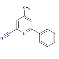 80635-45-6 4-methyl-6-phenylpyridine-2-carbonitrile chemical structure