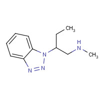 26861-75-6 2-(benzotriazol-1-yl)-N-methylbutan-1-amine chemical structure