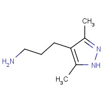 936940-75-9 3-(3,5-dimethyl-1H-pyrazol-4-yl)propan-1-amine chemical structure