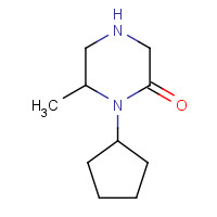 1284246-39-4 1-cyclopentyl-6-methylpiperazin-2-one chemical structure