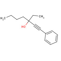 19781-33-0 3-ethyl-1-phenylhept-1-yn-3-ol chemical structure