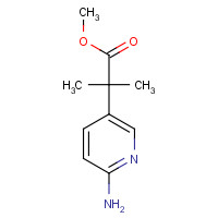 246219-79-4 methyl 2-(6-aminopyridin-3-yl)-2-methylpropanoate chemical structure