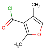 15139-39-6 2,4-dimethylfuran-3-carbonyl chloride chemical structure