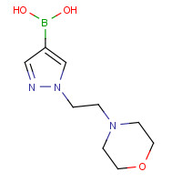 1003043-64-8 [1-(2-morpholin-4-ylethyl)pyrazol-4-yl]boronic acid chemical structure