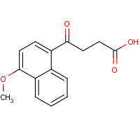 3562-99-0 4-(4-methoxynaphthalen-1-yl)-4-oxobutanoic acid chemical structure