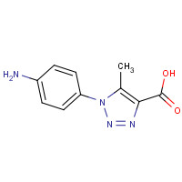 716361-82-9 1-(4-aminophenyl)-5-methyltriazole-4-carboxylic acid chemical structure
