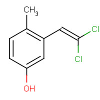 90348-56-4 3-(2,2-dichloroethenyl)-4-methylphenol chemical structure