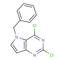 129872-83-9 5-benzyl-2,4-dichloropyrrolo[3,2-d]pyrimidine chemical structure