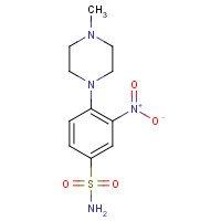 610261-20-6 4-(4-methylpiperazin-1-yl)-3-nitrobenzenesulfonamide chemical structure