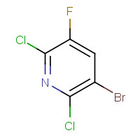 152840-66-9 3-bromo-2,6-dichloro-5-fluoropyridine chemical structure