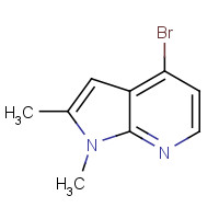 1415928-59-4 4-bromo-1,2-dimethylpyrrolo[2,3-b]pyridine chemical structure