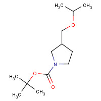 1244059-23-1 tert-butyl 3-(propan-2-yloxymethyl)pyrrolidine-1-carboxylate chemical structure