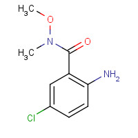 150879-48-4 2-amino-5-chloro-N-methoxy-N-methylbenzamide chemical structure