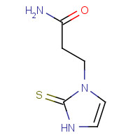 134218-67-0 3-(2-sulfanylidene-1H-imidazol-3-yl)propanamide chemical structure