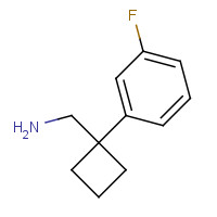 1037131-77-3 [1-(3-fluorophenyl)cyclobutyl]methanamine chemical structure
