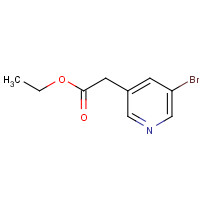 847375-33-1 ethyl 2-(5-bromopyridin-3-yl)acetate chemical structure