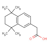 142650-45-1 2-(5,5,8,8-tetramethyl-6,7-dihydronaphthalen-2-yl)acetic acid chemical structure