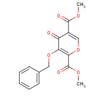 1246616-66-9 dimethyl 4-oxo-3-phenylmethoxypyran-2,5-dicarboxylate chemical structure