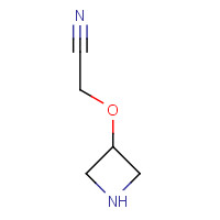 1341200-18-7 2-(azetidin-3-yloxy)acetonitrile chemical structure