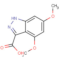 885520-36-5 4,6-dimethoxy-1H-indazole-3-carboxylic acid chemical structure