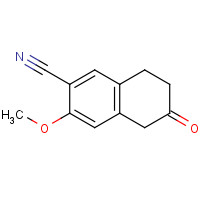 1336953-84-4 3-methoxy-6-oxo-7,8-dihydro-5H-naphthalene-2-carbonitrile chemical structure